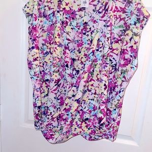 CAbi Eden floral blouse